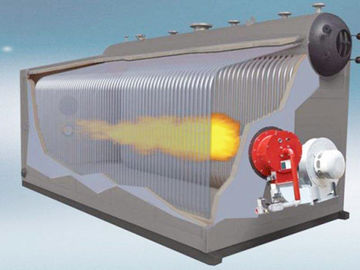 Reattore ad acqua automatico del propano, riscaldamento centrale a gas 7MW longitudinalmente